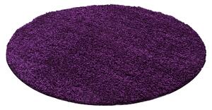 Ayyildiz koberce Kusový koberec Life Shaggy 1500 lila kruh - 120x120 (priemer) kruh cm