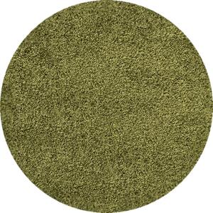 Ayyildiz koberce Kusový koberec Dream Shaggy 4000 Green kruh - 80x80 (priemer) kruh cm