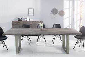 Dizajnový jedálenský stôl Massive 220 cm sivá akácia