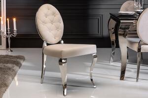 Dizajnová stolička Rococo II béžová - Skladom na SK