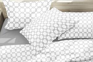 KONSIMO Bavlnené obliečky scanda šedá 140 x 200 cm