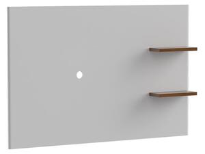 TV panel na stenu Torino TO - biely vysoký lesk / dub Torino