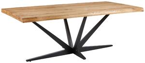 JEDÁLENSKÝ STÔL, dub, čierna, farba duba, 200/100/75 cm Linea Natura - Obývacie zostavy