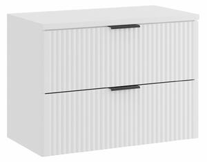 Comad Kúpeľňová skrinka pod doskové umývadlo Adel White SET-ADW B 80 biela