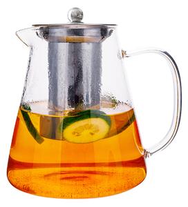TEMPO-KONDELA KLARY, čajník so sitkom, 1,3 l, sklenený