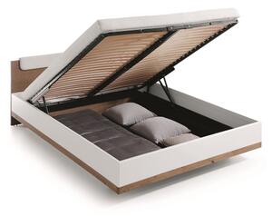 TARANKO Como CM 160 úložný priestor k posteli čierna / prírodná