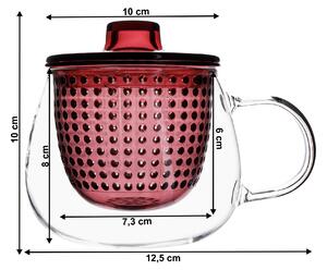 TEMPO-KONDELA SIFTER, hrnčeky na čaj so sitkom, set 3 ks, 350 ml