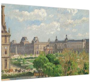Obraz - Camille Pissarro, Place du Carrousel, Paris, reprodukcia (70x50 cm)