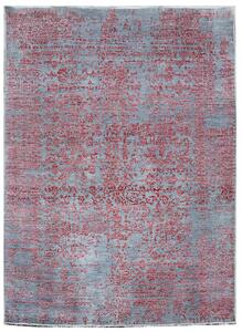Diamond Carpets koberce Ručne viazaný kusový koberec Diamond DC-JK 1 silver / pink - 245x305 cm
