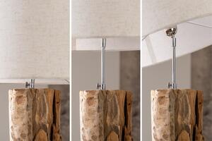 Dizajnová stojanová lampa Nash prírodná