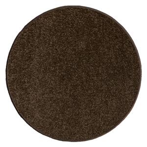 Vopi koberce AKCIA: 100x100 (průměr) kruh cm Eton 97 hnedý koberec guľatý - 100x100 (priemer) kruh cm