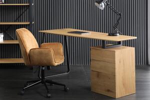 Dizajnový písací stôl Kiana 160 cm vzor dub