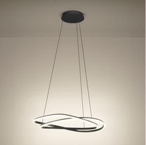 Eglo 390515 - LED stmievateľný luster na lanku GUNTIN LED/60W/230V sivá + diaľkové ovládanie