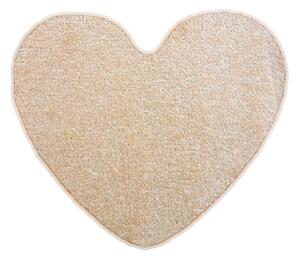 Vopi koberce Kusový koberec Eton Srdce béžový - 100x120 srdce cm