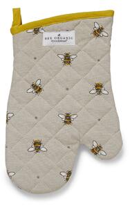 Béžovo-žltá bavlnená kuchynská rukavica Cooksmart ® Bumble Bees