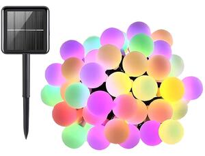 Verk 12297 Solárna dekoračná reťaz girlanda 20 LED, 450 cm, Multicolor