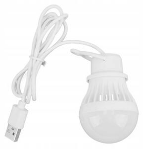 APT ZD92 Kempingová LED lampa USB, 2,5 W, 1m biela