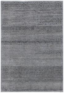 Diamond Carpets koberce Ručne viazaný kusový koberec Diamond DC-MAMLOOK jeans blue / black - 120x170 cm