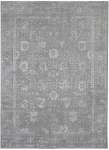 Diamond Carpets koberce Ručne viazaný kusový koberec Diamond DC-VASE 3 Silver / silver - 120x170 cm