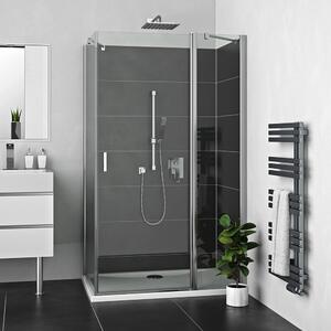 Roltechnik Outlet Štvorcový alebo obdĺžnikový sprchovací kút LZDO1+LZB - bez vaničky ROTH-Variant: dvere: 80 cm, bočná stena: 80 cm, orientácia: UNI - (LZDO1/800_LZB/800), ROTH-Profily: profily: brillant, výplň: transparent
