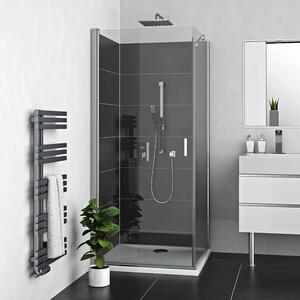 Roltechnik Outlet Štvorcový alebo obdĺžnikový sprchový kút LZCO1+LZB - bez vaničky ROTH-Variant: dvere: 80 cm, bočná stena: 80 cm, orientácia: UNI - (LZCO1/800_LZB/800), ROTH-Profily: profily: brillant, výplň: transparent