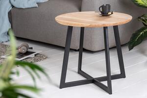Dizajnový odkladací stolík Hansa 50 cm dub