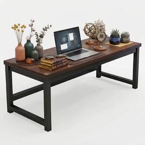 Herný Počítačový Stôl Moderný Tmavý Buk Loft Industrial 120 Cm