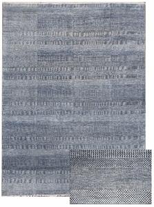 Diamond Carpets koberce Ručne viazaný kusový koberec Diamond DC-MCN Medium blue / silver - 140x200 cm