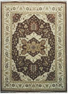 Diamond Carpets koberce ručne viazany kusový koberec Diamond DC-SIRAPI Brown/ivory - 180x275 cm