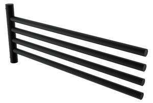 Nimco Držiak na uteráky otočný, 42 cm BORMO čierna - BRC 11096-4-90