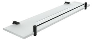 Nimco Polica IXI s ohrádkou, 50 cm BORMO čierna - BRC X450-X-90
