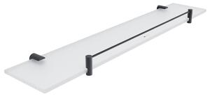 Nimco Polica s ohrádkou, 60 cm BORMO čierna - BRC 11091BX-60-90