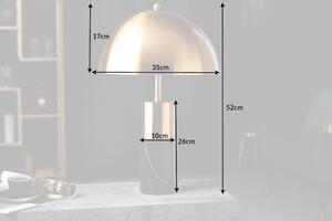 Dizajnová stolová lampa Aamira 52 cm čierno-zlatá