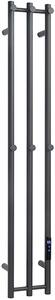 Bemeta Design Elektrický sušiak uterákov PILLAR 3, 1180 mm, tyč, 91W, nerez, čierna - 704153110
