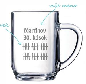 Pieskovaný polliter na pivo Martinov 30. kúsok