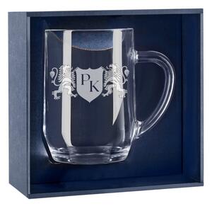 Pieskovaný polliter na pivo Monogram Lions