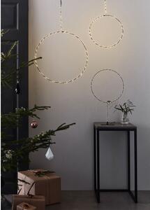 Čierna vianočná svetelná dekorácia Markslöjd Alpha Circle