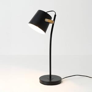 Stolová lampa ESPERTO, čierna, výška 53 cm, kov, E27, Čierna, Obývacia izba / jedáleň, kov, Stojacie svietidlo