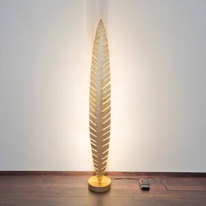 Stojacia lampa PIETRO, zlatá, výška 152 cm, kov, 6 x G4, Mosadz / zlato, Obývacia izba / jedáleň, kov