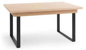 Rozkladací jedálenský stôl Grande GR-S1 - dub (Grande 01) / čierna