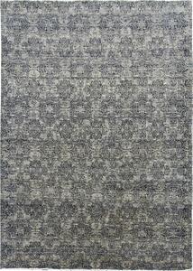 Diamond Carpets koberce Ručne viazaný kusový koberec Diamond DC-JK 1 SILVER / BLACK - 120x170 cm