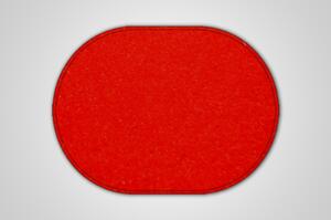 Vopi koberce Kusový červený koberec Eton ovál - 50x80 cm