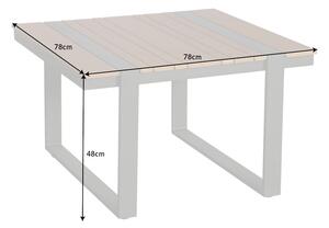 Dizajnový záhradný odkladací stolík Gazelle 78 cm Polywood
