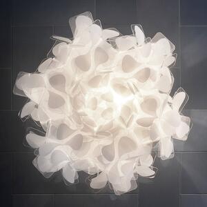 Slamp Clizia Mama Non nástenné svetlo biela Ø53cm, Biela / opálová, Obývacia izba / jedáleň, Plast, Dizajn, Nástenné svietidlo