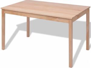7-dielny jedálenský set z borovicového dreva
