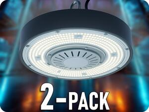 V-TAC LED Highbay 100W, 18500lm Meanwell Driver, stmievateľný 1-10V, IP65/2-PACK! Farba svetla: Denná biela