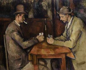 Obrazová reprodukcia The Card Players, 1893-96, Cezanne, Paul