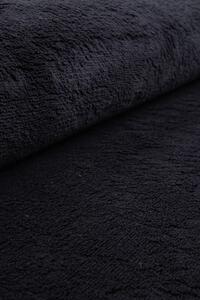 Koberec Plush BLACK rozmery koberec: 60x100 cm
