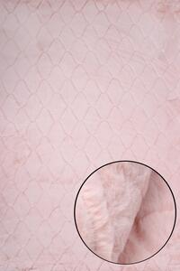 Koberec Rabbit 3D 04 BABY PINK rozmery koberec: 80x140 cm