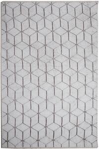 Koberec Rabbit 3D Carving COFFE/WHITE 2 rozmery koberec: 60x100 cm